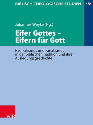 cover image of Eifer Gottes – Eifern für Gott